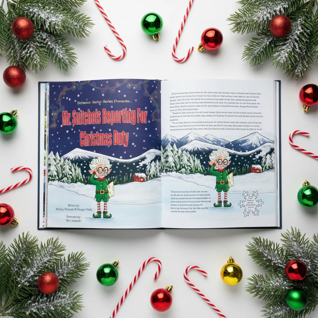 Mr. Snitchels Reporting For Christmas Duty Book